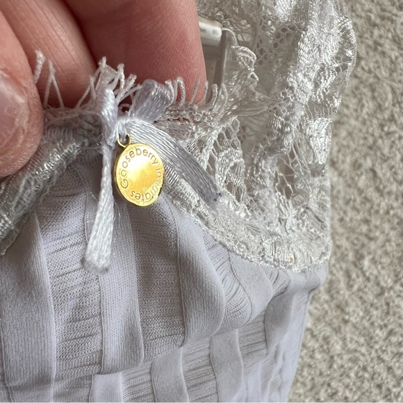 Gooseberry Intimates Women’s White Lace One Piece Lingerie‎ Bodysuit Size XS - Picture 5 of 14